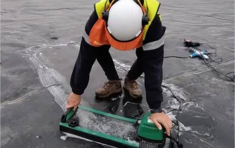 Nghiệm thu mối hàn màng HDPE bằng Phương pháp kiểm tra chân không (vacuum testing) theo tiêu chuẩn ASTM D5641