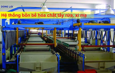 Hệ thống bể hóa chất, Xi mạ